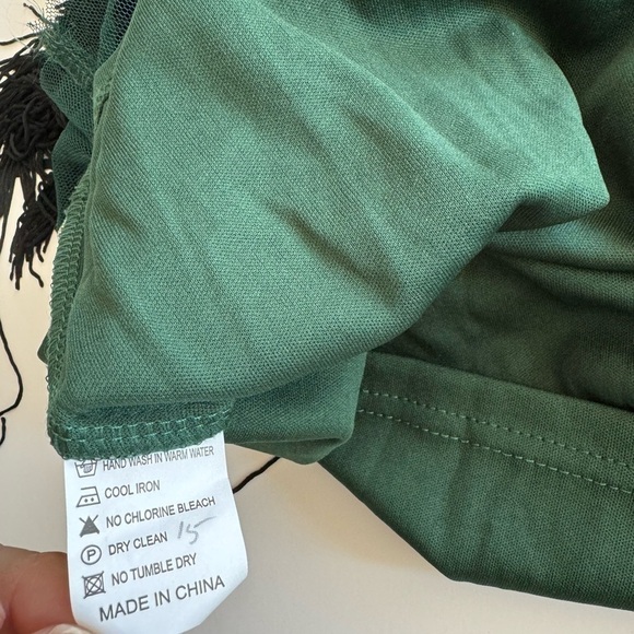 Metme 1920s Flapper Dress Sequins Art Deco Fringed Sleeveless Gatsby Size L - Picture 9 of 9